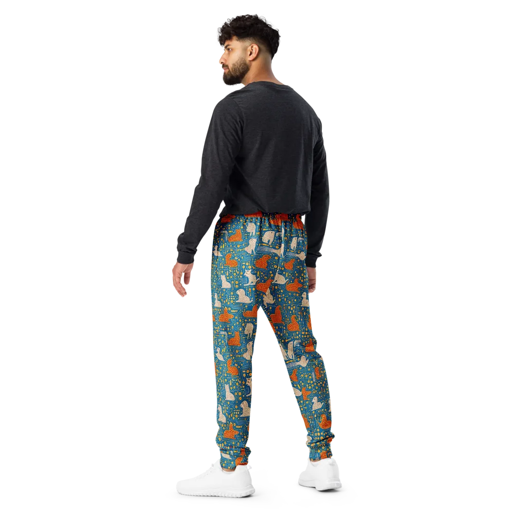 Copper Circuit Warren on Men's Joggers — Back