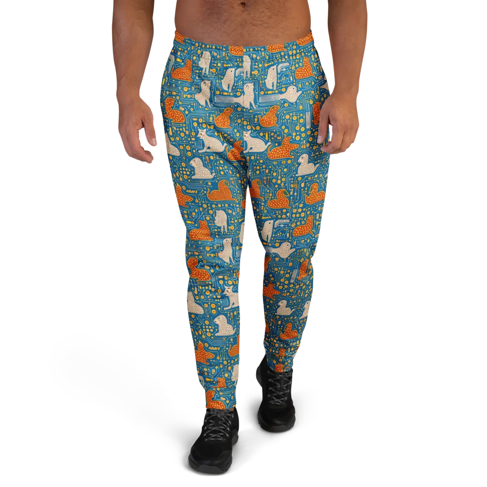 Copper Circuit Warren on Men's Joggers — Front