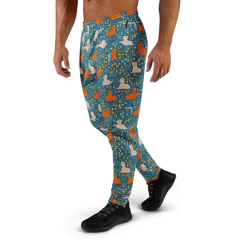 Copper Circuit Warren on Men's Joggers — Left