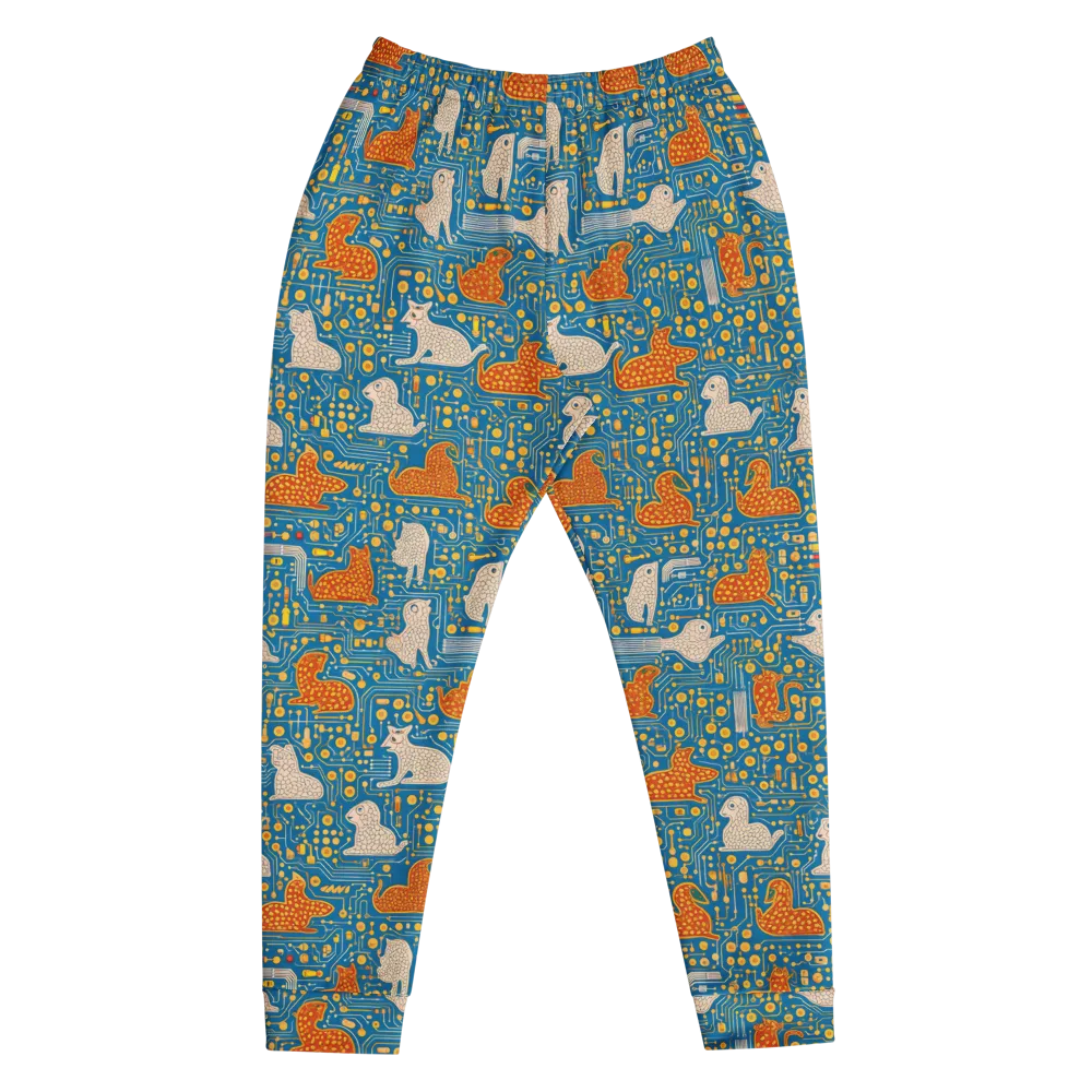 Copper Circuit Warren on Men's Joggers — Front