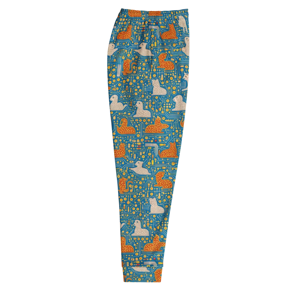 Copper Circuit Warren on Men's Joggers — Right