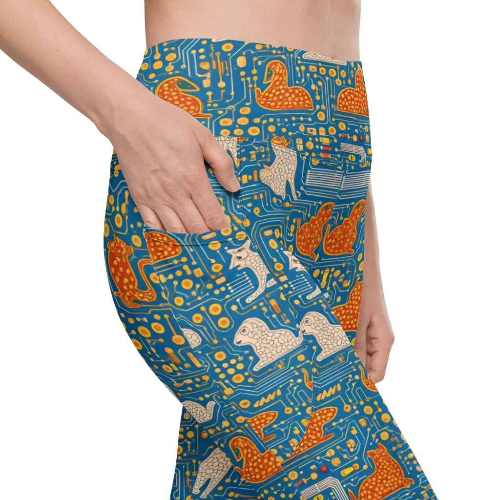 Copper Circuit Warren on Leggings with Pockets — Product details