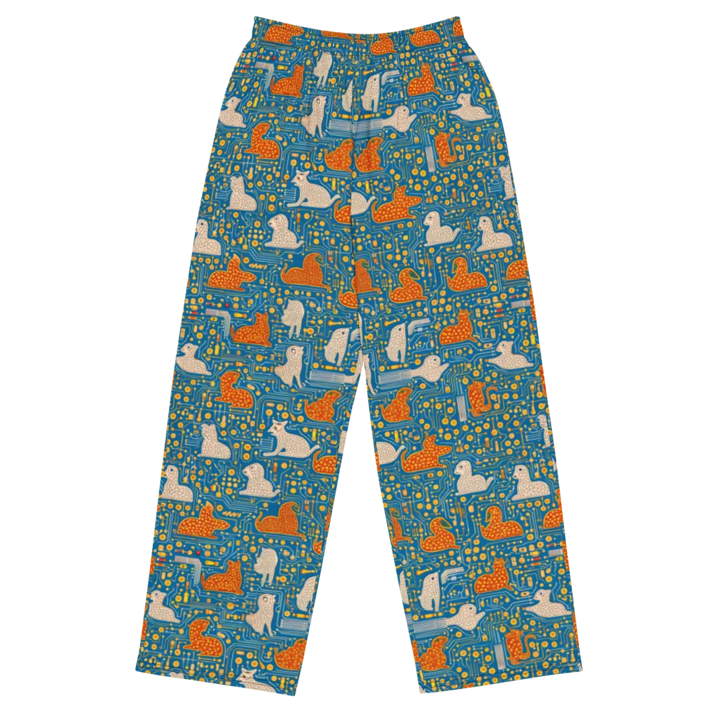 Copper Circuit Warren on Wide-Leg Pants — Front