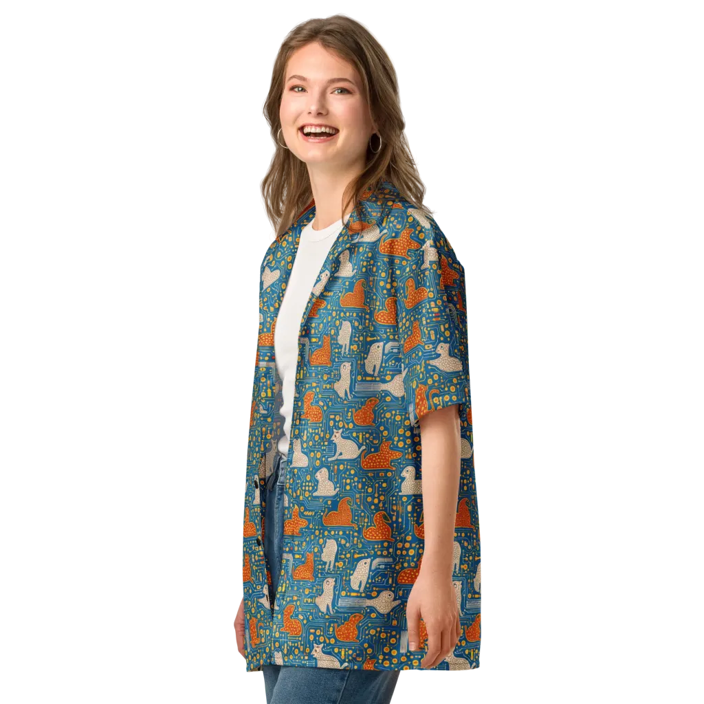 Copper Circuit Warren on Button Shirt — Left Front
