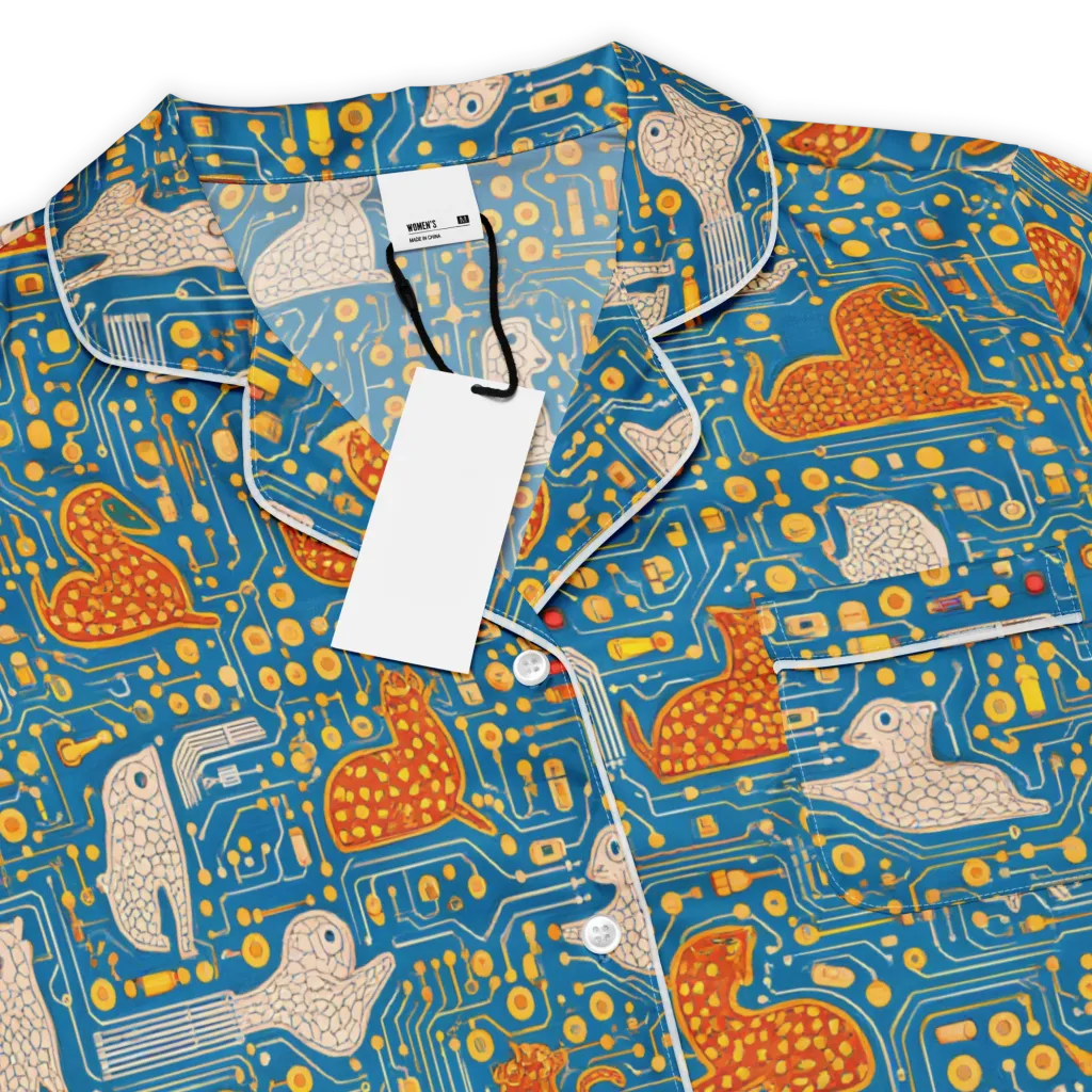 Copper Circuit Warren on Women's Short Sleeve Pajama Top — Product details