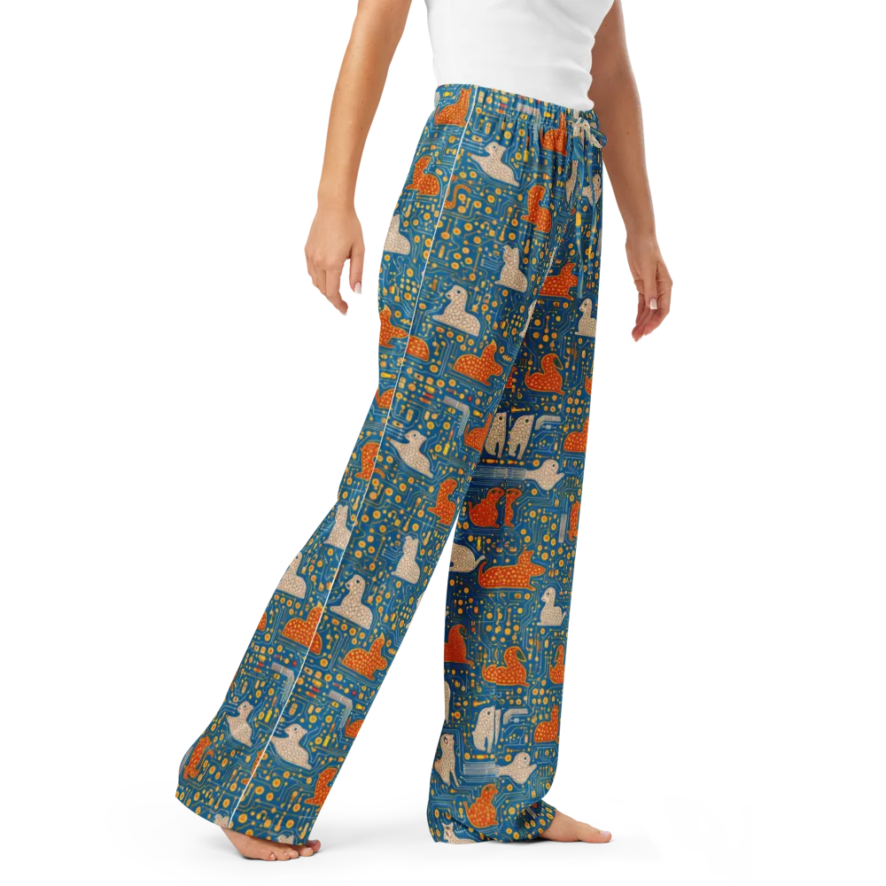 Copper Circuit Warren on Women's Pajama Pants — Right Front