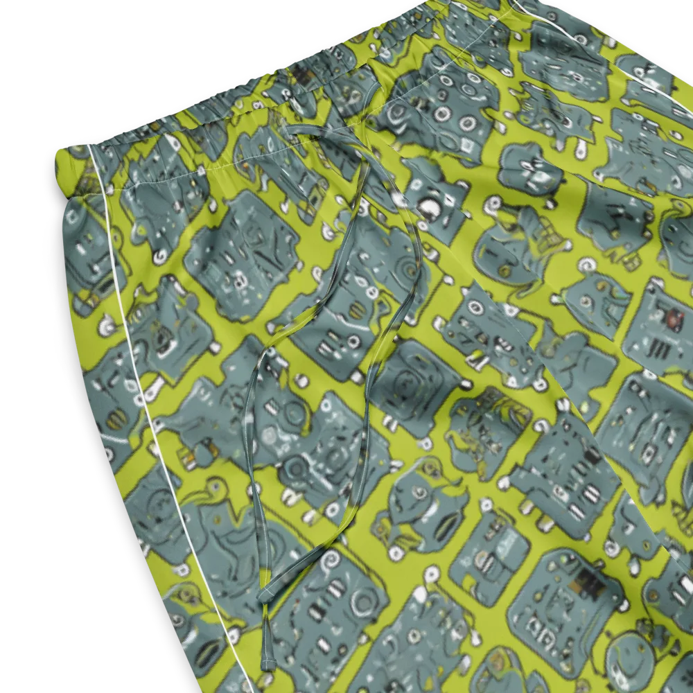 Lime Circuit on Women's Pajama Pants — Product details