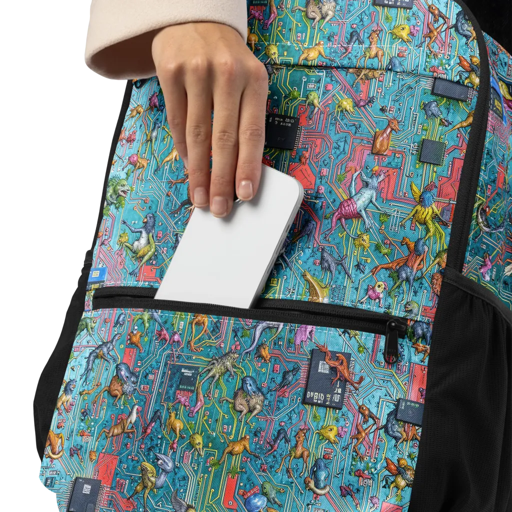 Circuit Menagerie on Utility Backpack — Product details