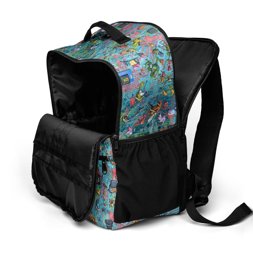 Circuit Menagerie on Utility Backpack — Product details 2