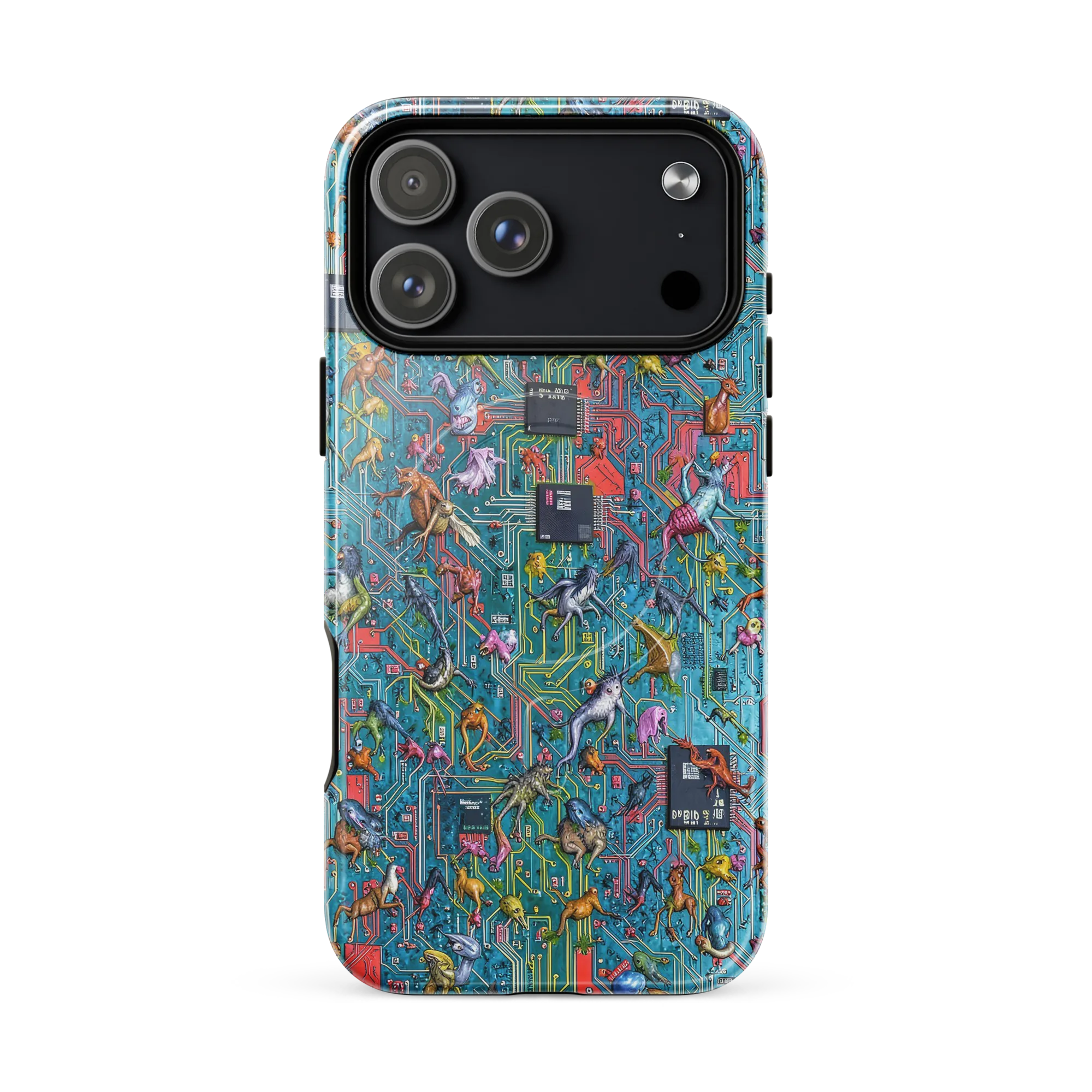 Circuit Menagerie on MagSafe Tough Case for iPhone® — Front