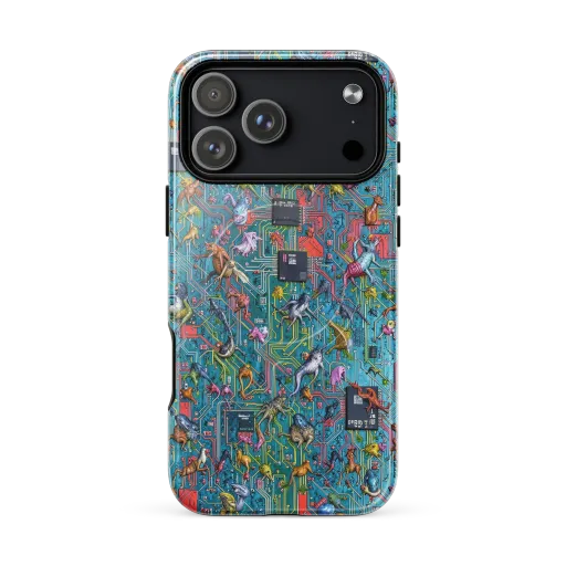 Circuit Menagerie on a MagSafe Tough Case for iPhone®
