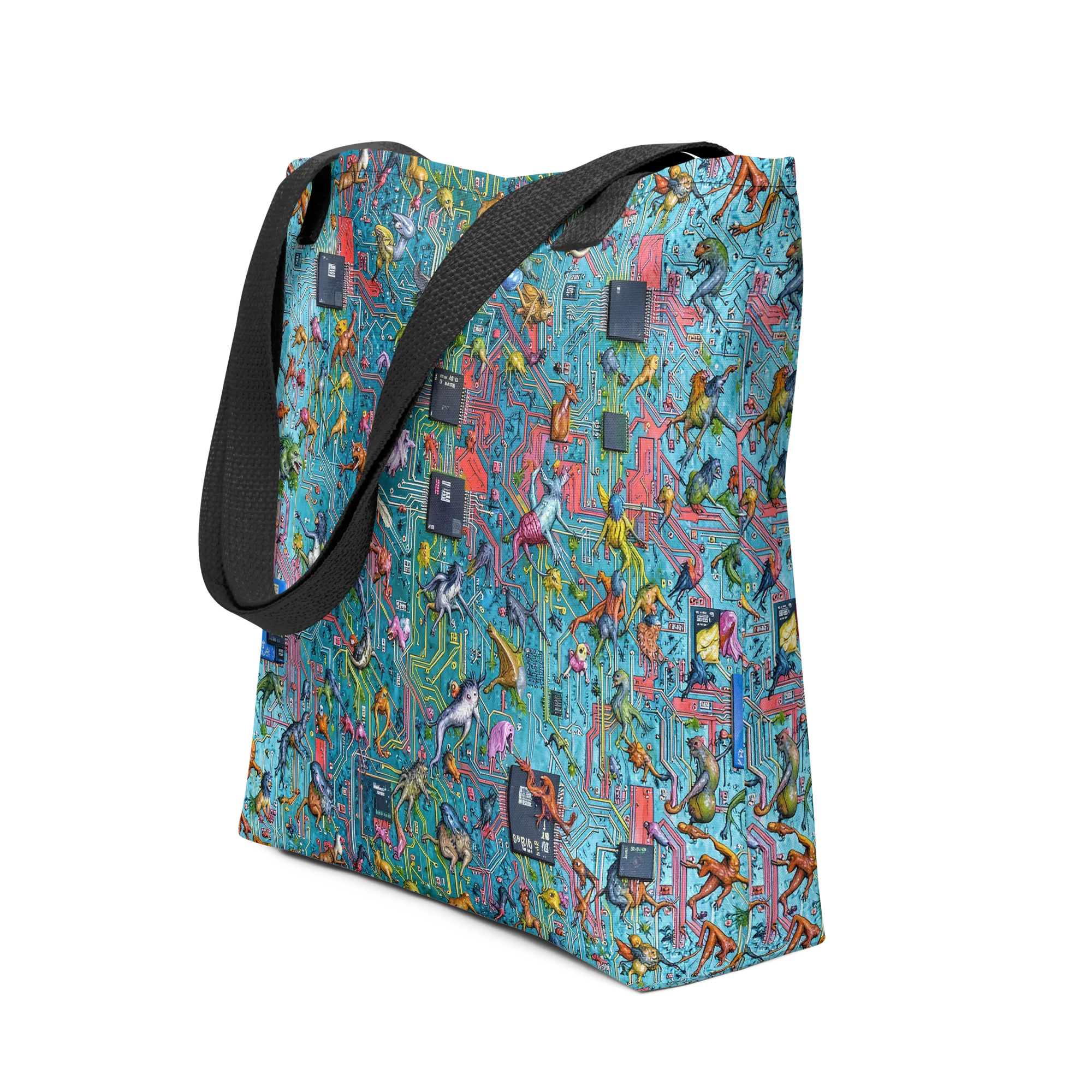 Circuit Menagerie on Tote Bag — Front