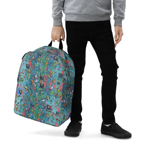Circuit Menagerie on a Minimalist Backpack