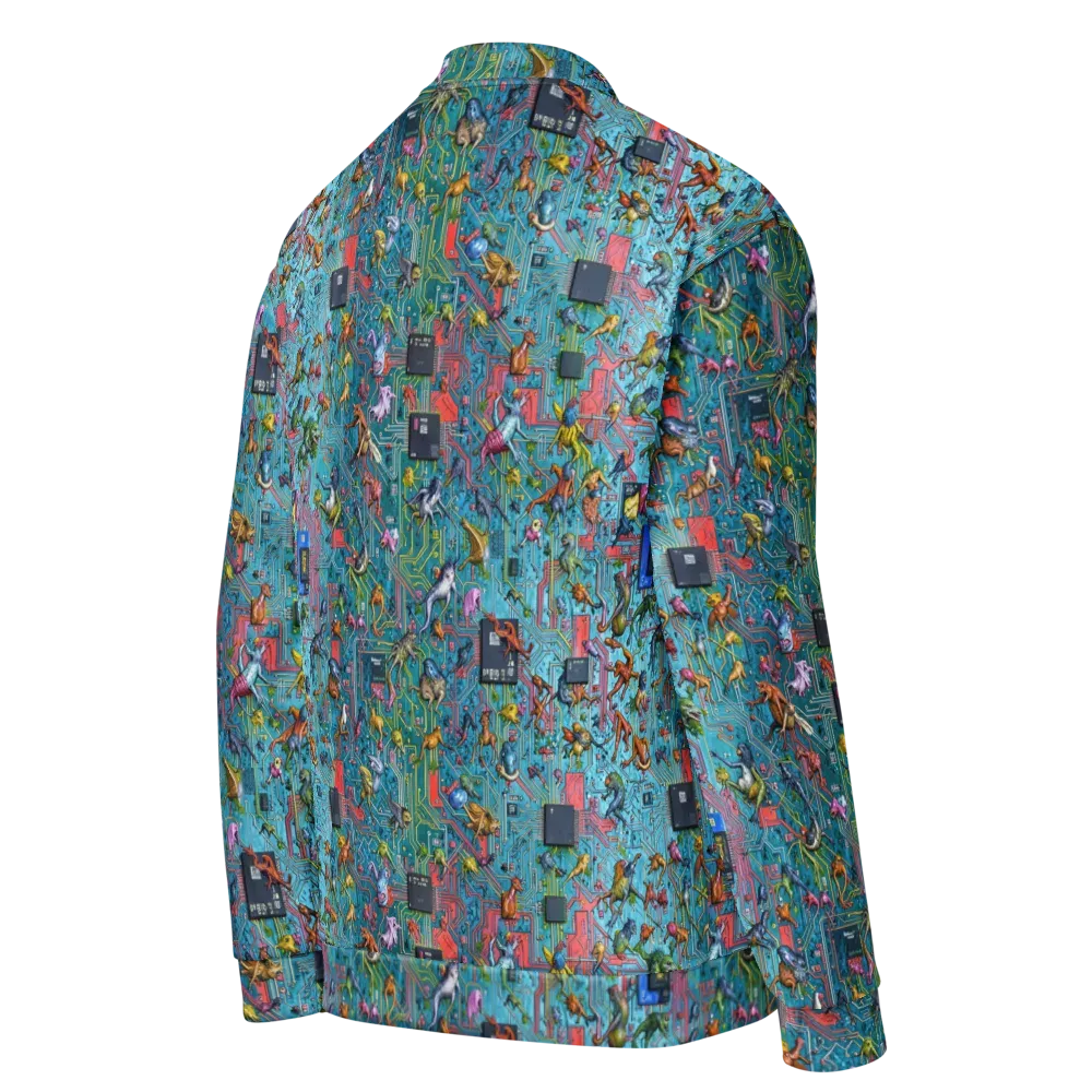 Circuit Menagerie on Bomber Jacket — Right Back