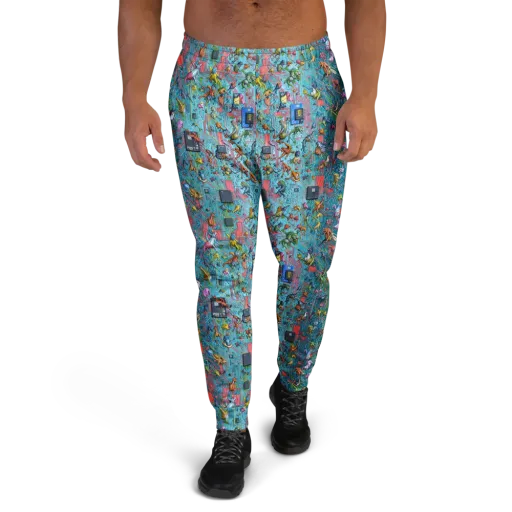 Circuit Menagerie on a Men's Joggers