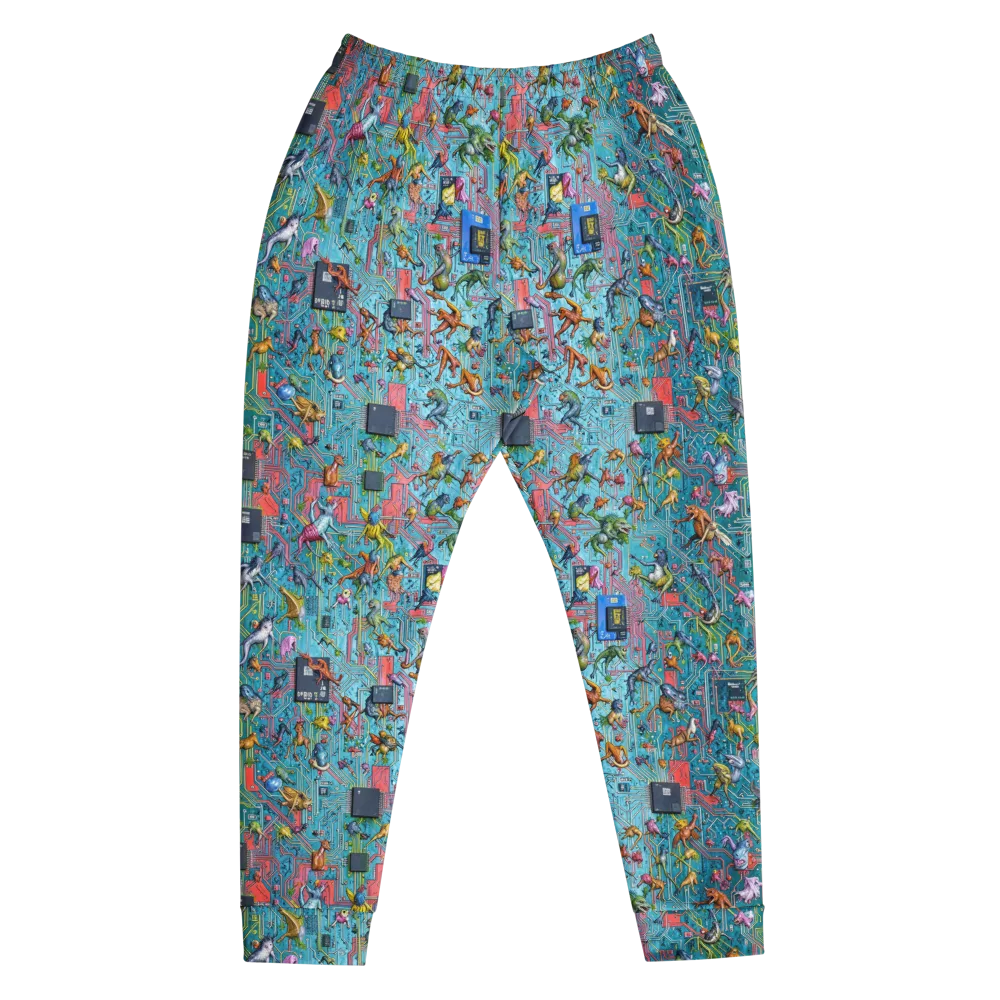 Circuit Menagerie on Men's Joggers — Front