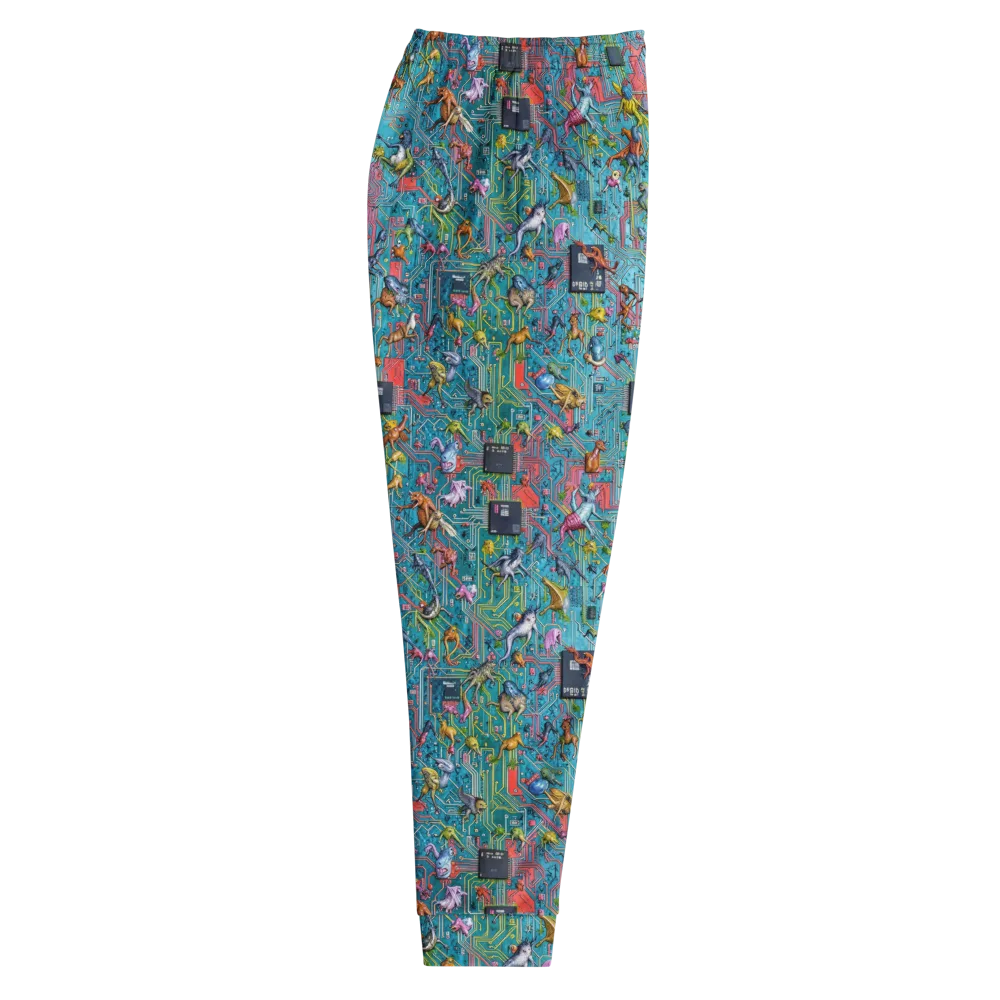 Circuit Menagerie on Men's Joggers — Right