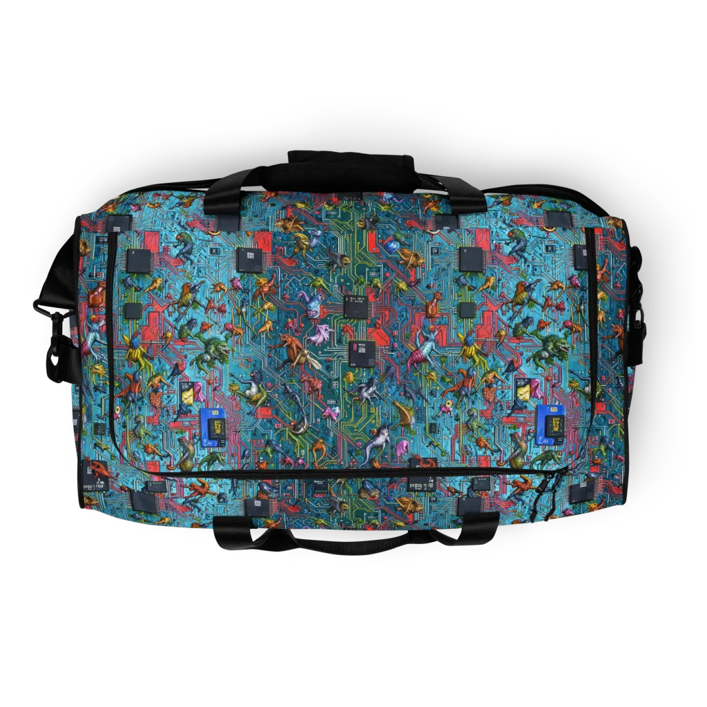 Circuit Menagerie on Duffle Bag — Top