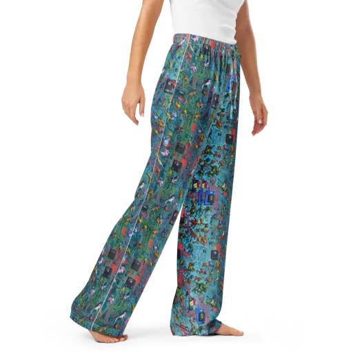Circuit Menagerie on a Women's Pajama Pants