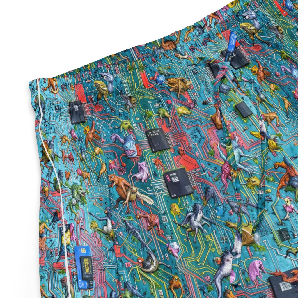 Circuit Menagerie on Women's Pajama Shorts — Product details