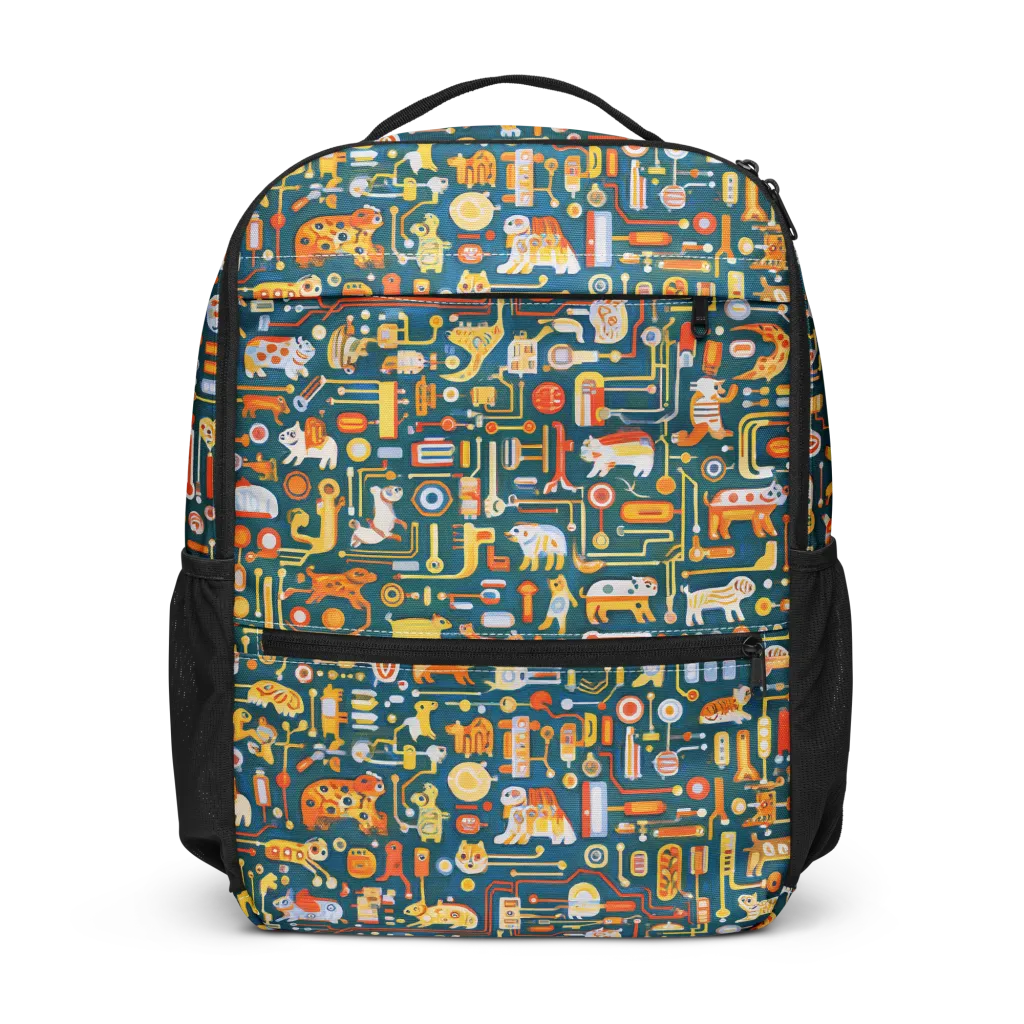 Circuit Critters on Utility Backpack — Front