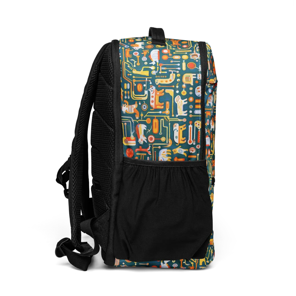 Circuit Critters on Utility Backpack — Right