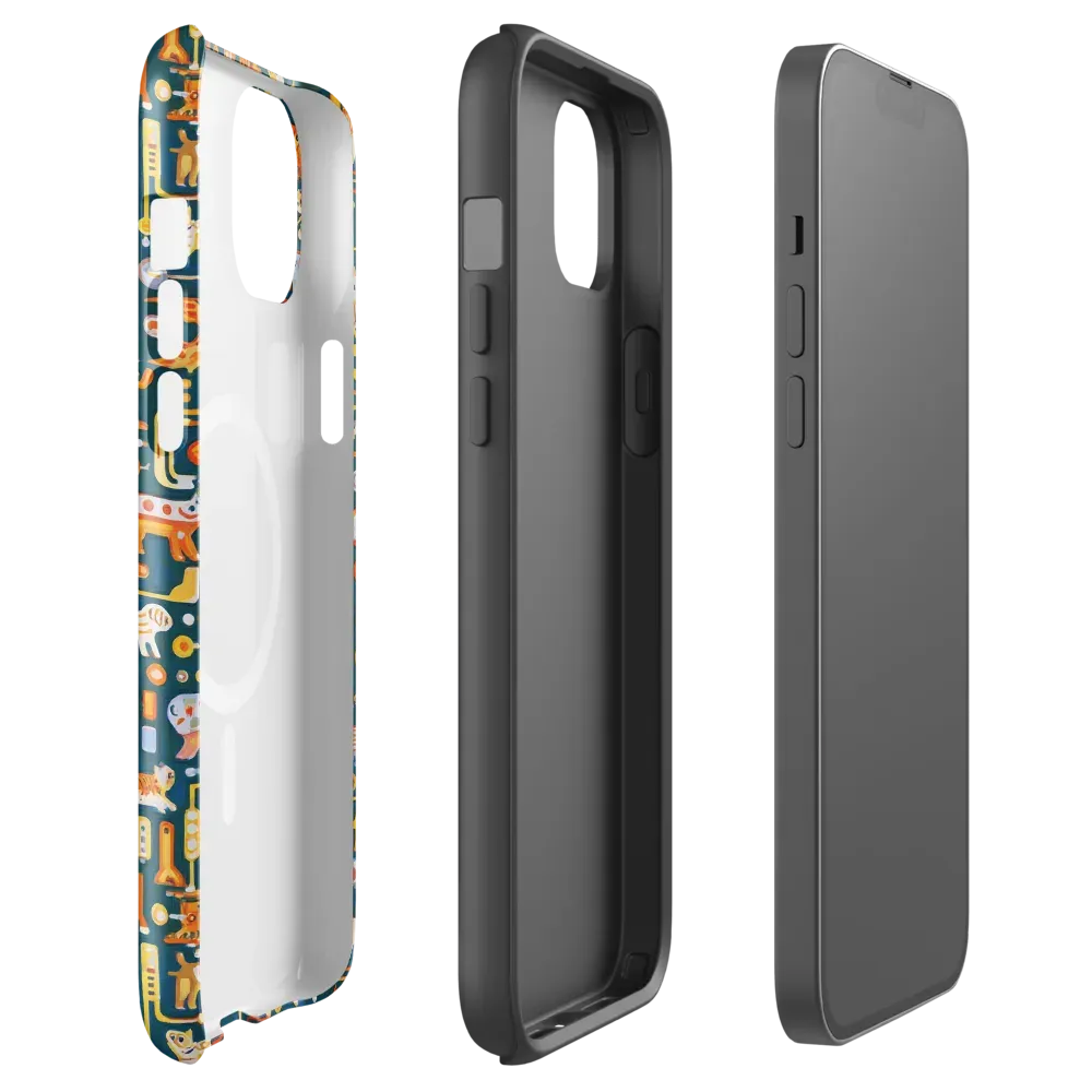 Circuit Critters on MagSafe Tough Case for iPhone® — Front