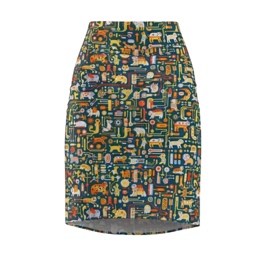 Circuit Critters on a Pencil Skirt