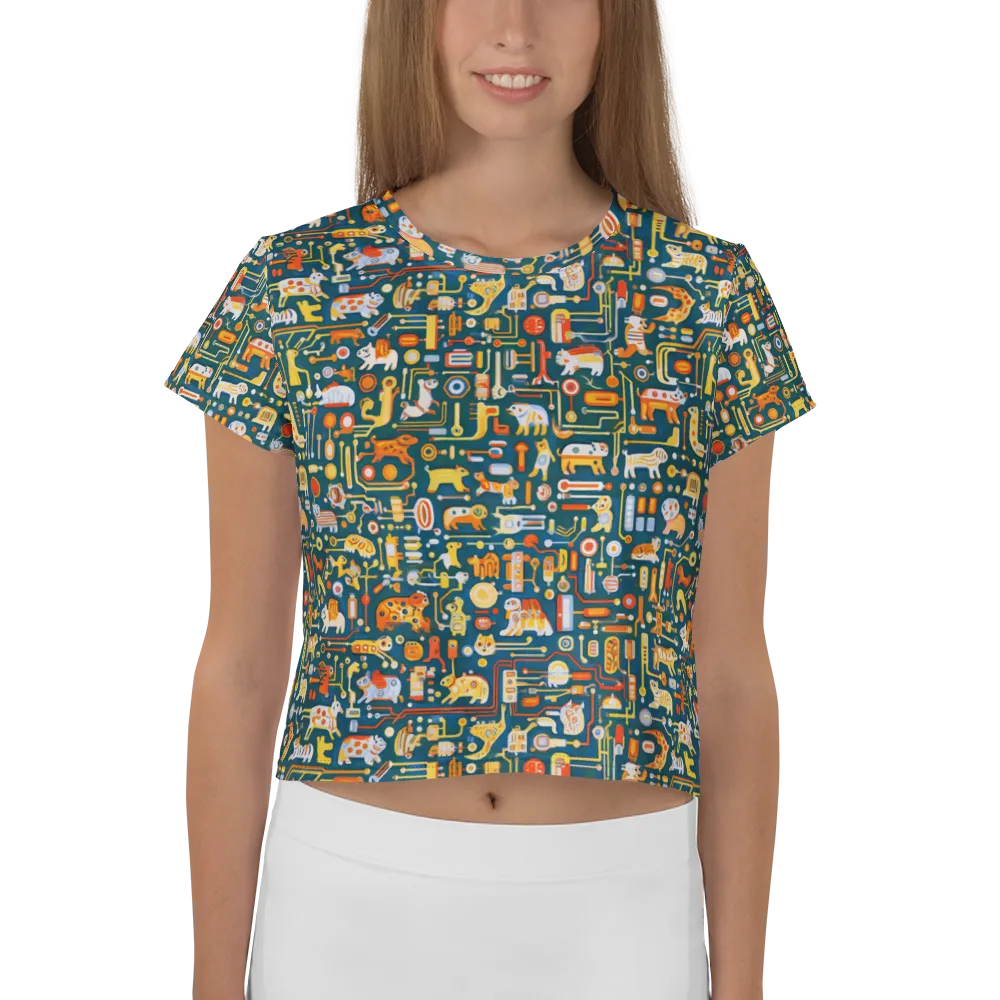 Circuit Critters on Crop Tee — Front