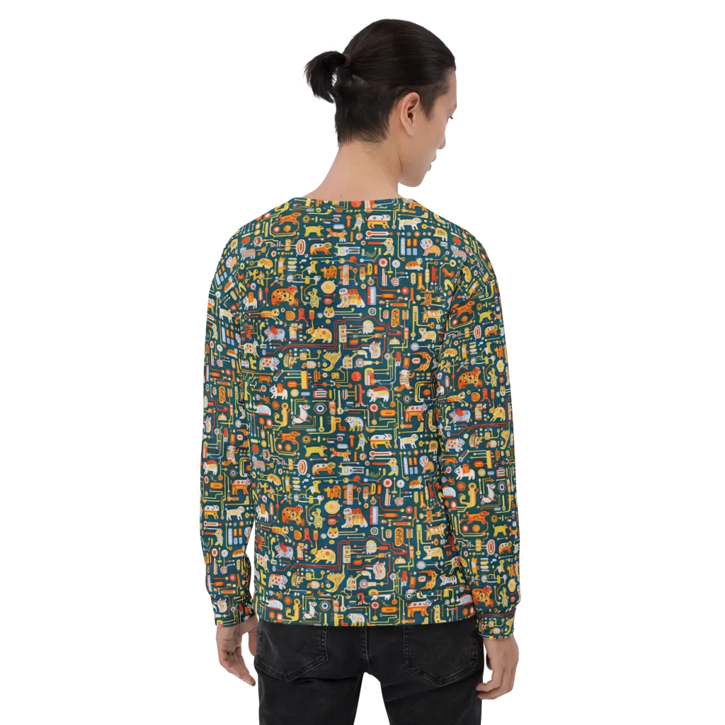 Circuit Critters on Sweatshirt — Back
