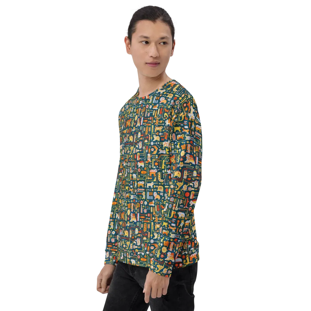 Circuit Critters on Sweatshirt — Left Front