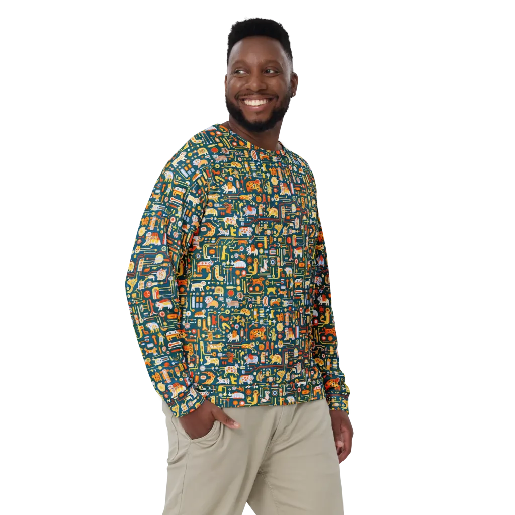Circuit Critters on Sweatshirt — Front