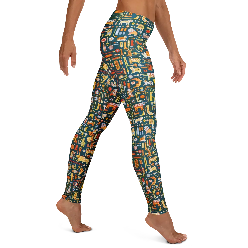 Circuit Critters on Leggings — Right
