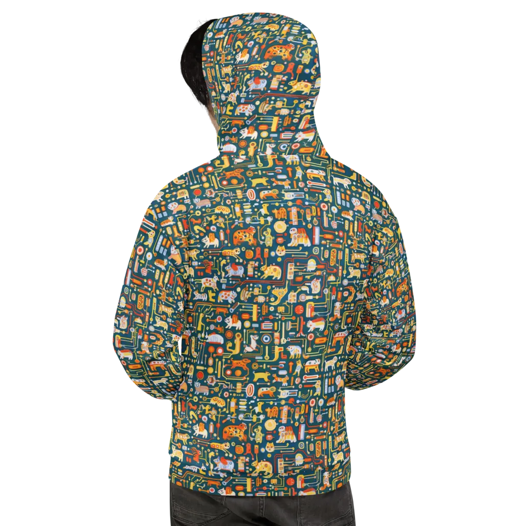 Circuit Critters on Hoodie — Back
