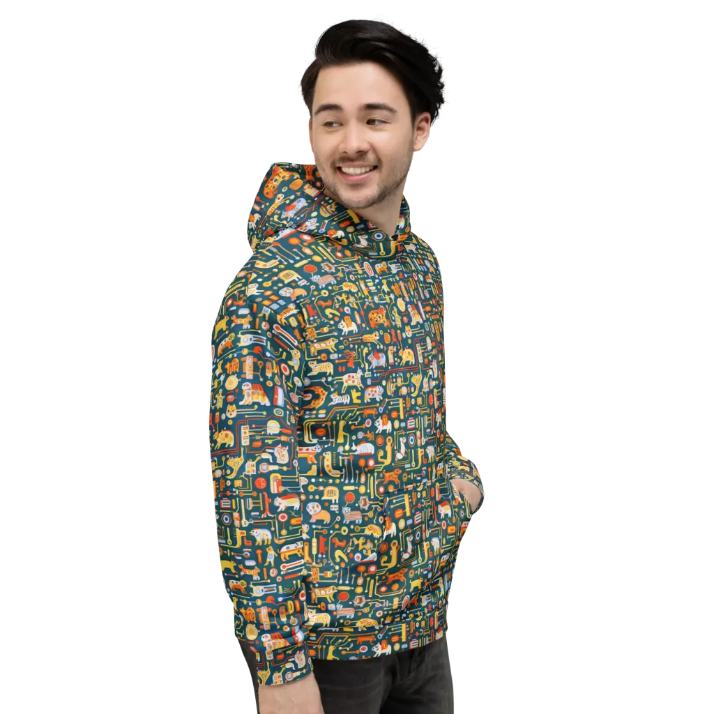 Circuit Critters on Hoodie — Right