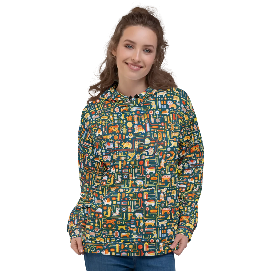 Circuit Critters on Hoodie — Front