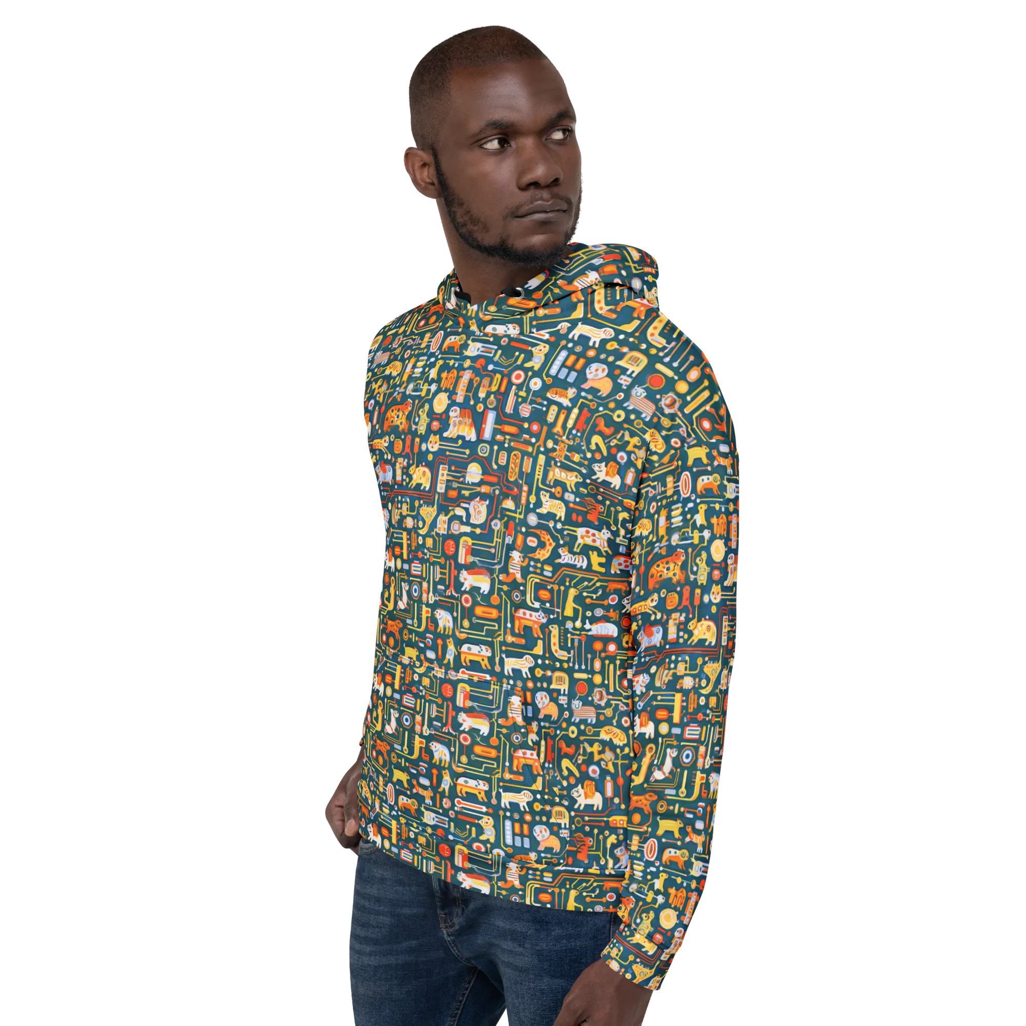 Circuit Critters on Hoodie — Left