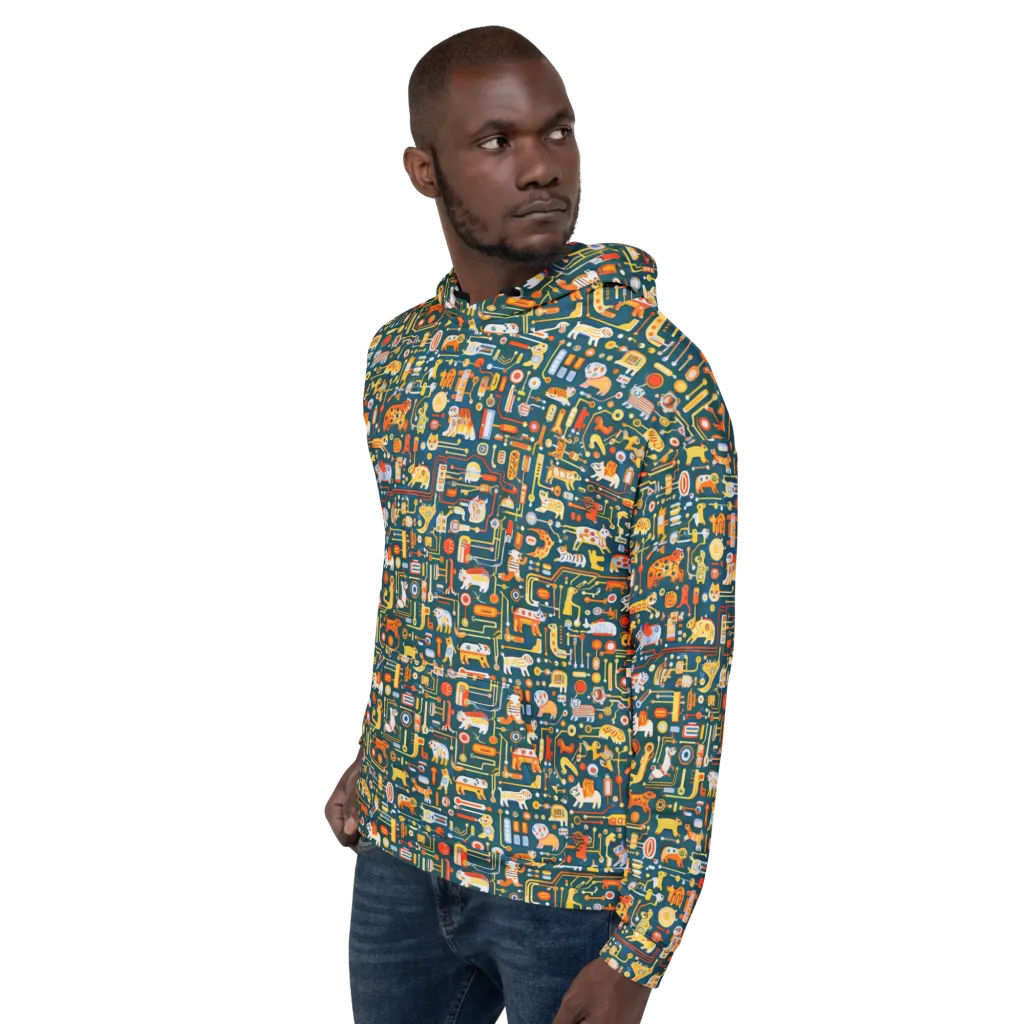 Circuit Critters on Hoodie — Left