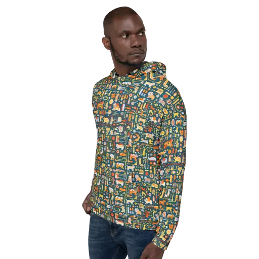 Circuit Critters on a Hoodie