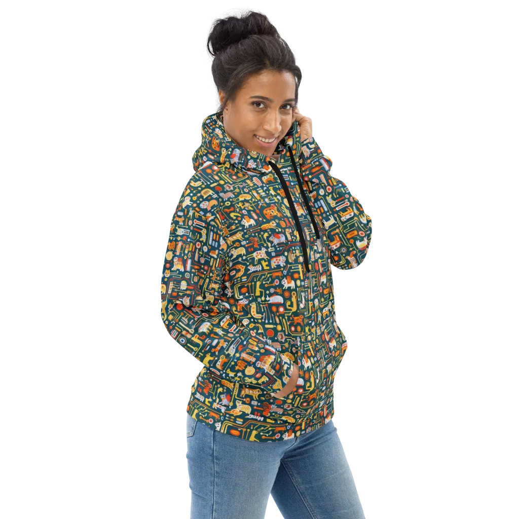 Circuit Critters on Hoodie — Right