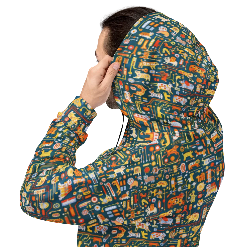 Circuit Critters on Hoodie — Back