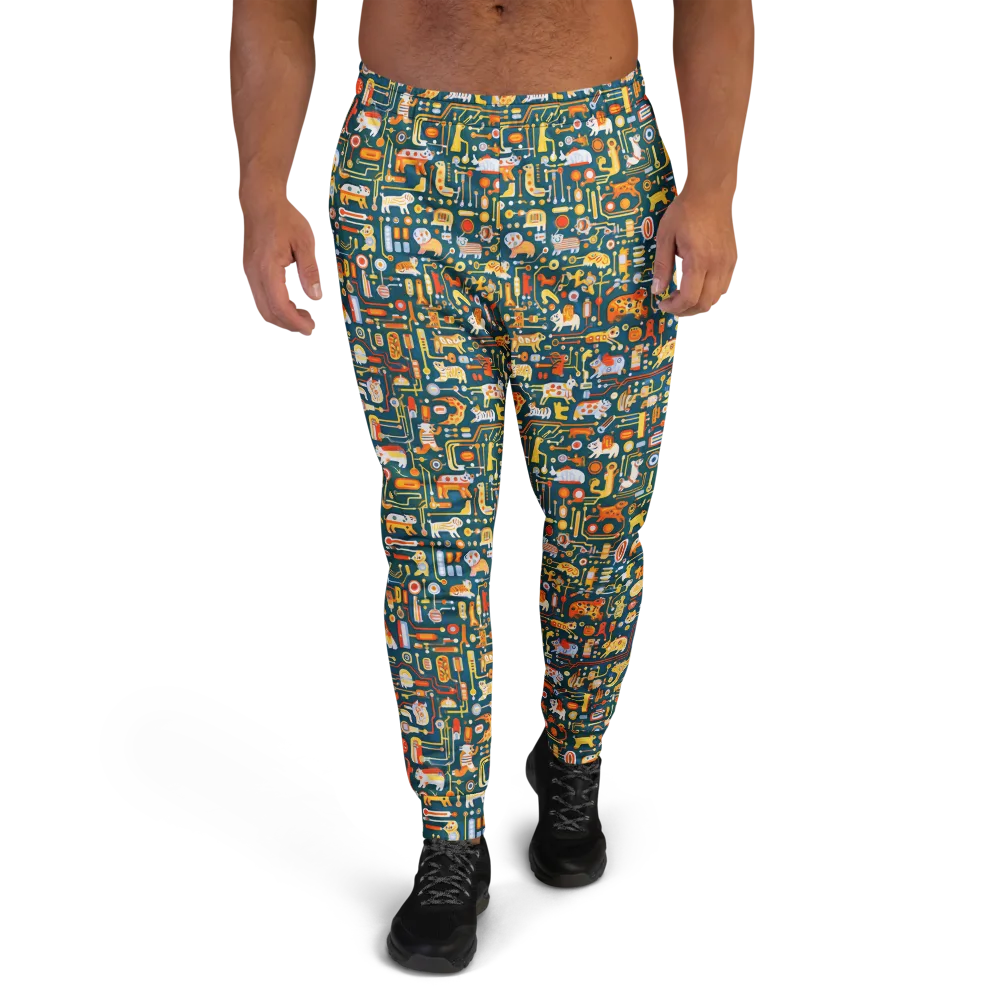 Circuit Critters on Men's Joggers — Front