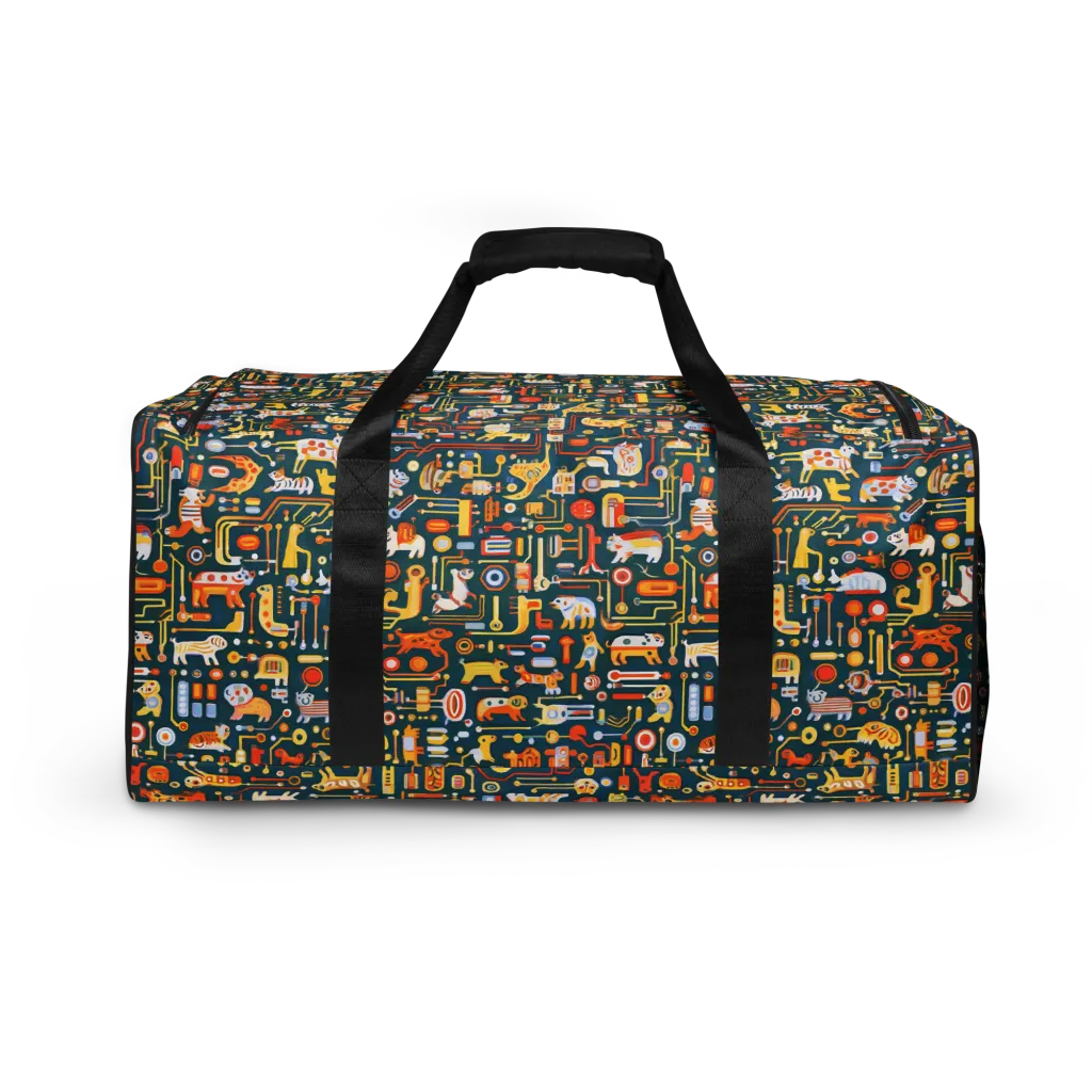 Circuit Critters on Duffle Bag — Back