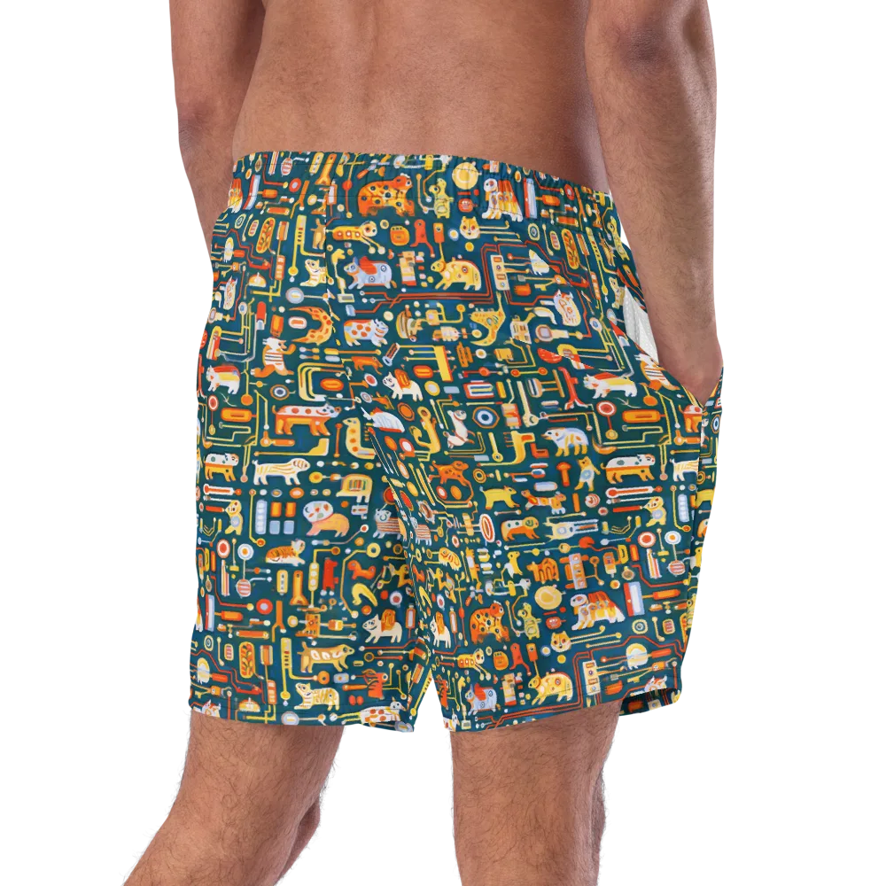 Circuit Critters on Swim Trunks — Right Back