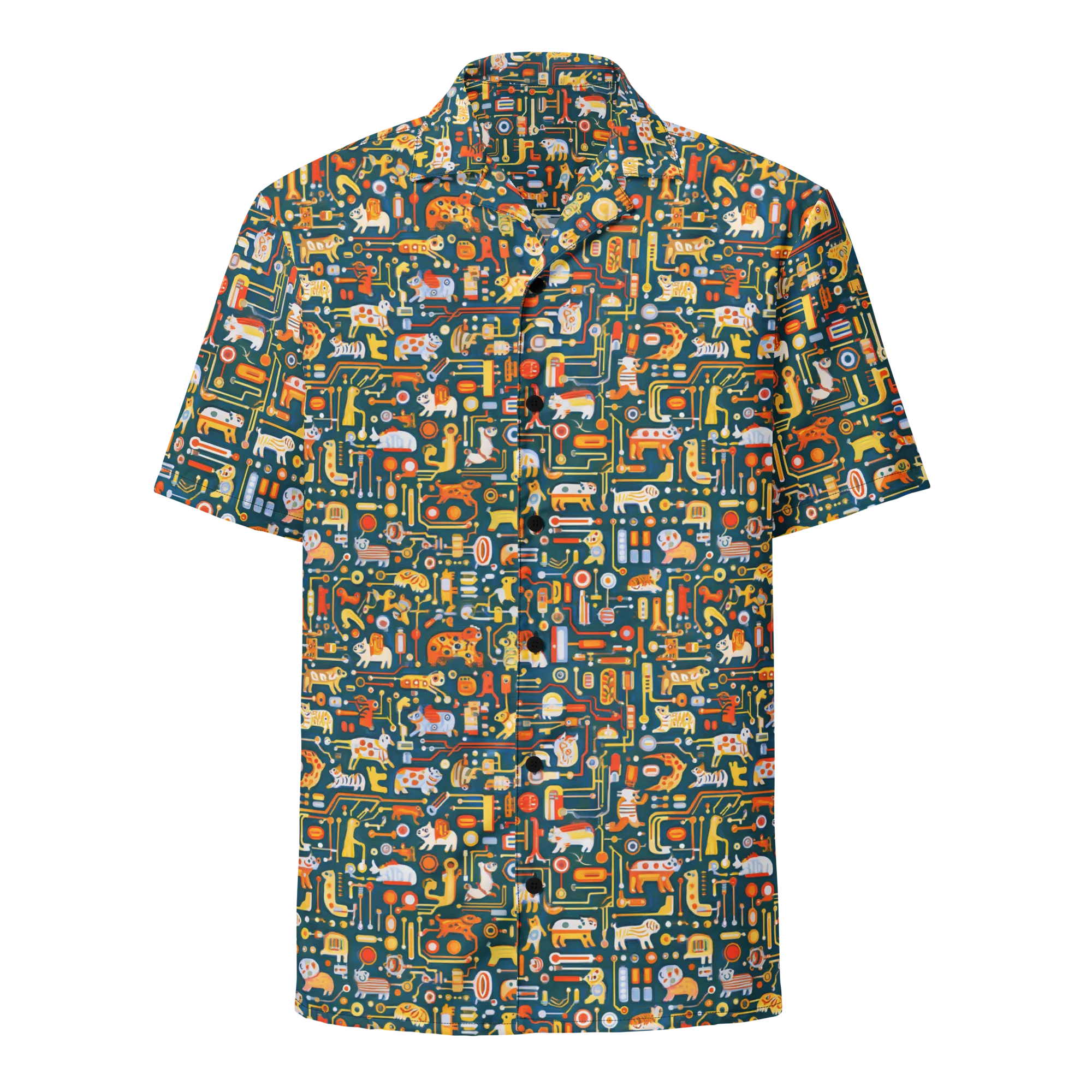 Circuit Critters on Button Shirt — Front