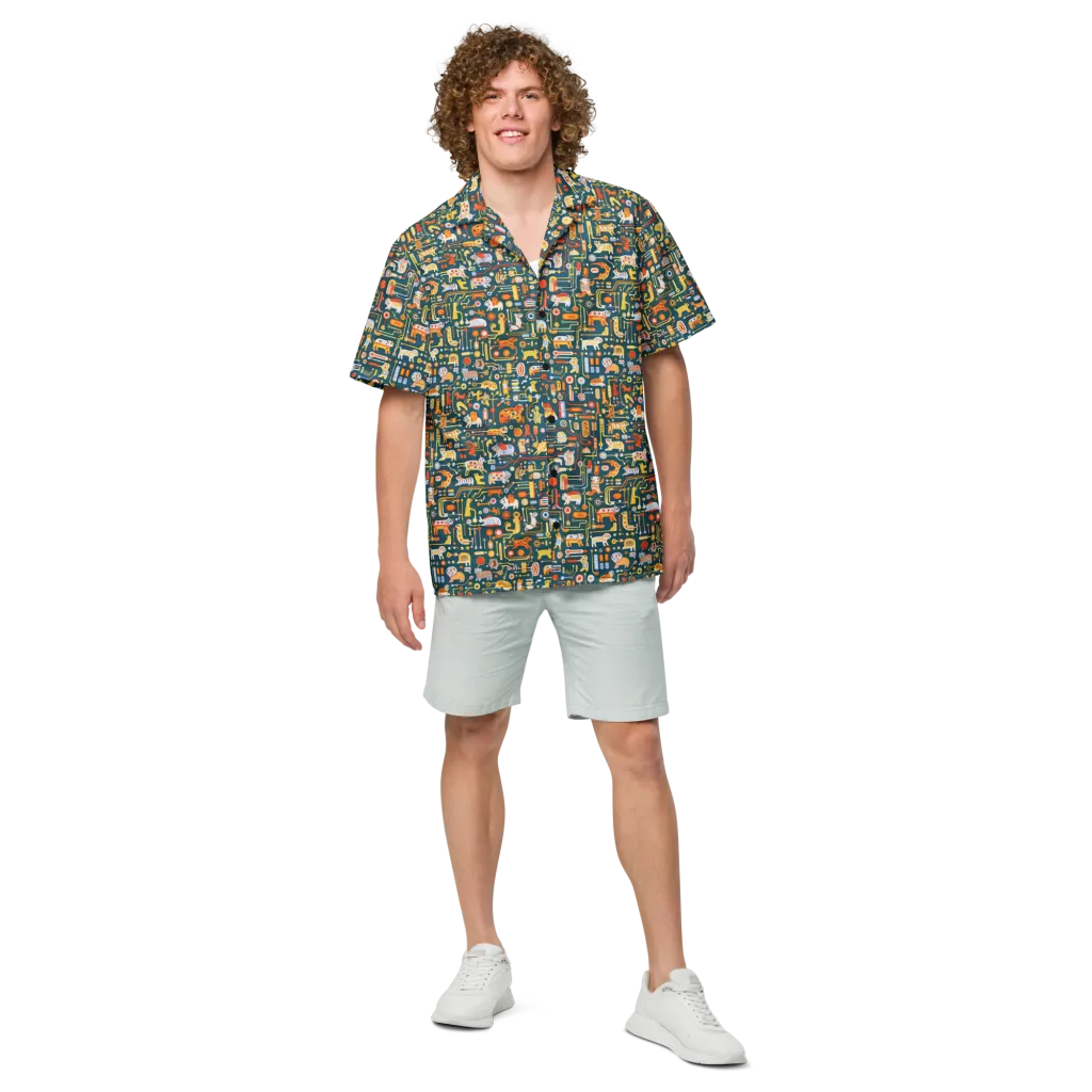 Circuit Critters on Button Shirt — Front