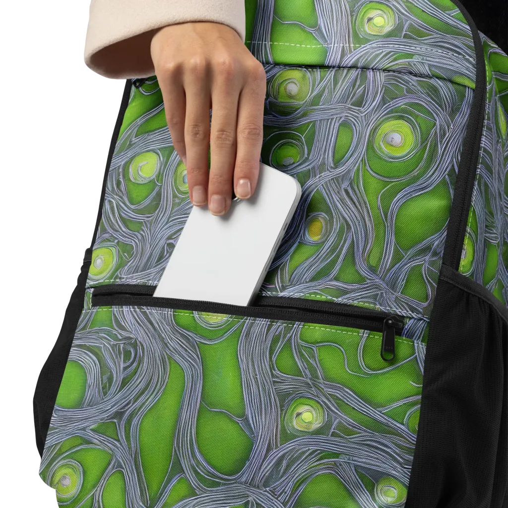 Neon Mycelium on Utility Backpack — Product details