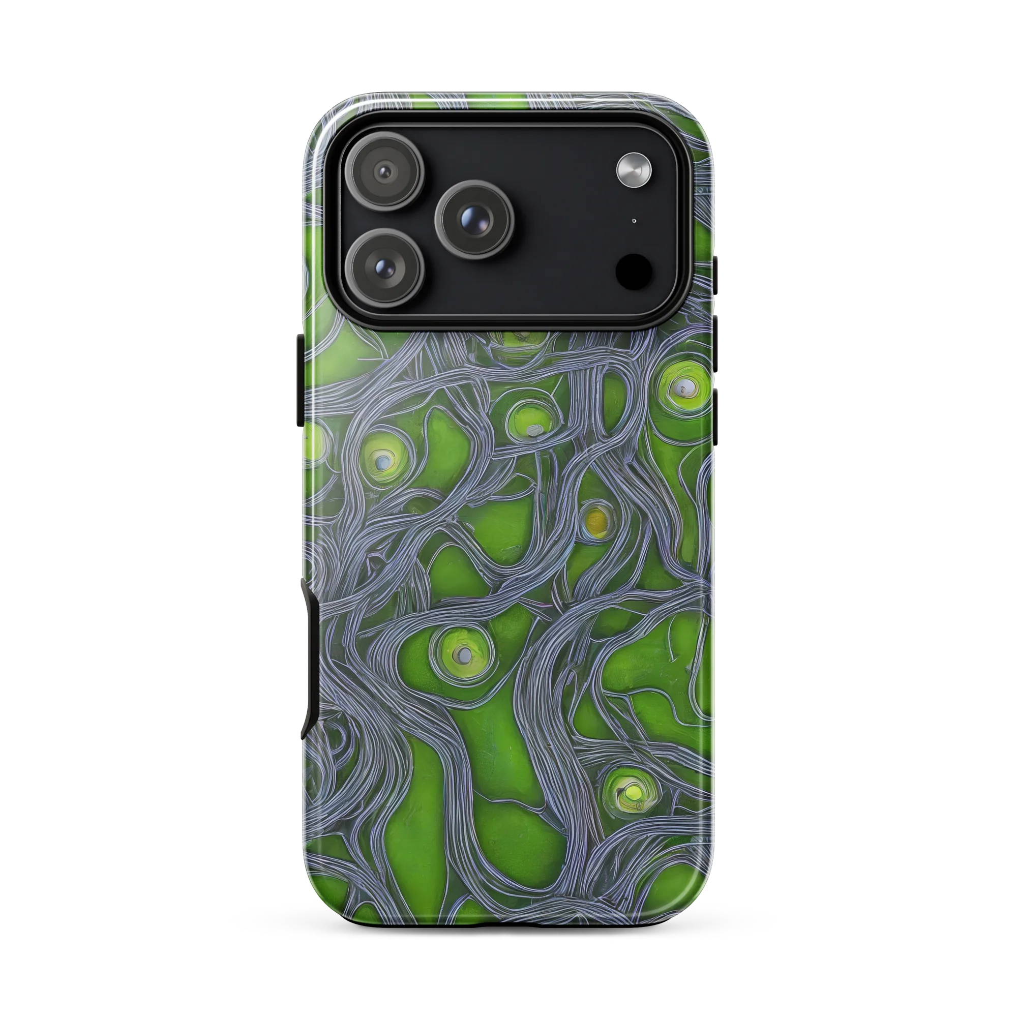 Neon Mycelium on Tough Case for iPhone® — Front