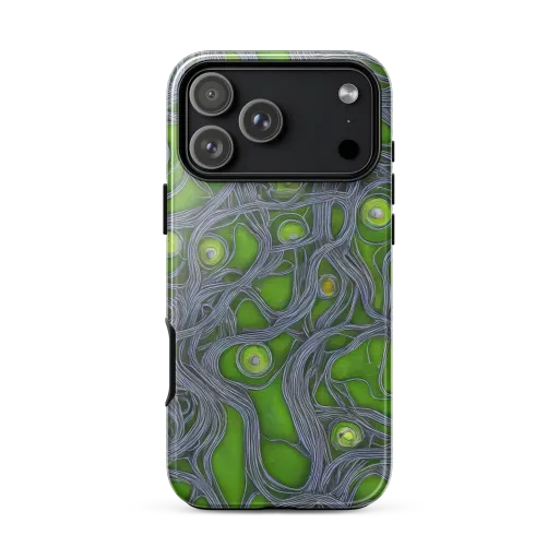 Neon Mycelium on a Tough Case for iPhone®