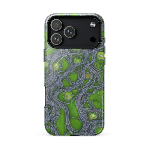 Neon Mycelium on a MagSafe Tough Case for iPhone®